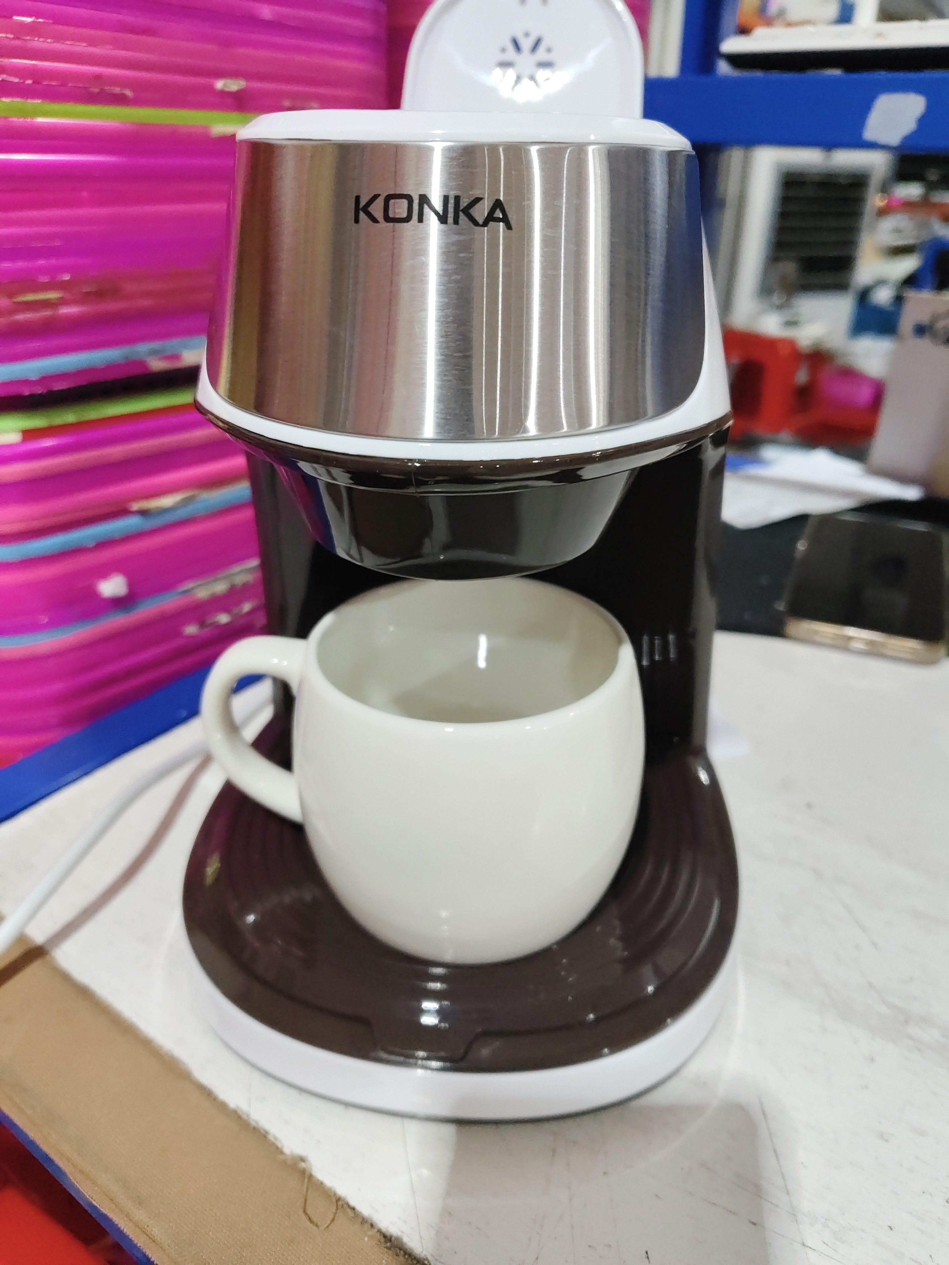 New Coffee Machine Fully Automatic Home Office Mini American Small Portable Coffee Maker